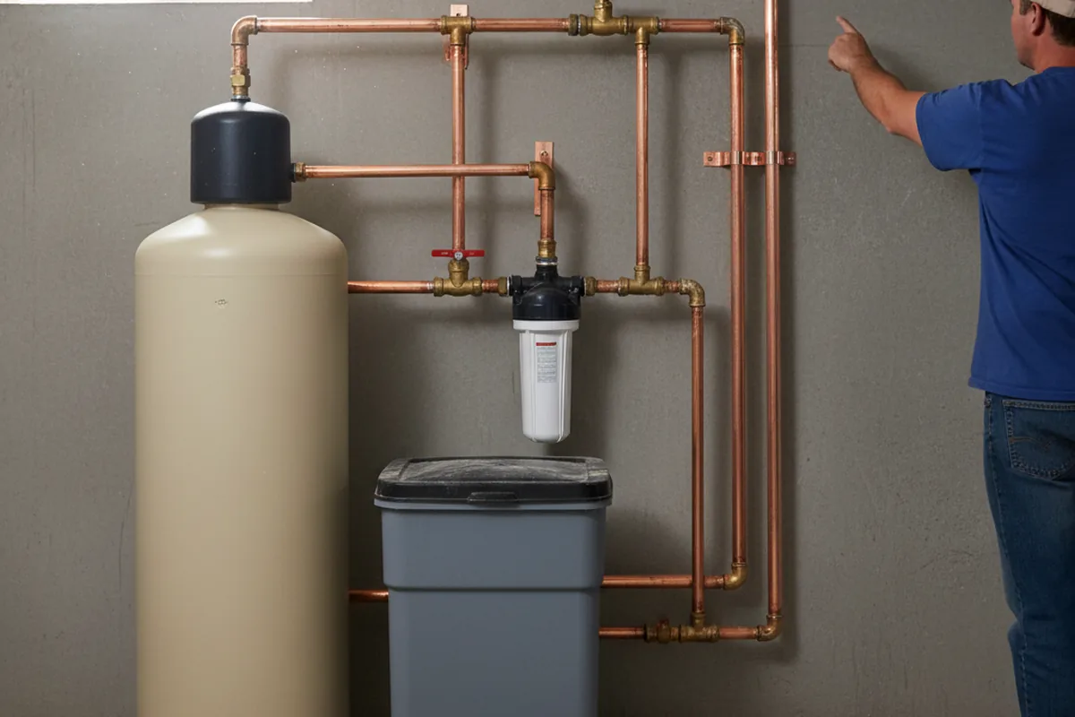 Whole-house water treatment system installed in Clarks Mills